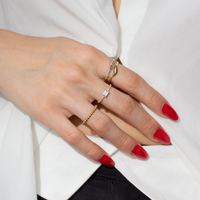 gold stacker ring, 10k gold stacker ring