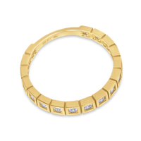 Bezeled Eternity Ring | 10k Gold