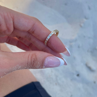 Bezeled Eternity Ring | 10k Gold