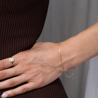 dainty 10k gold bracelet