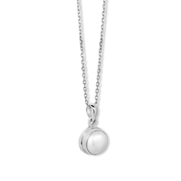 Chunky Pearl Pendant | Silver