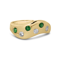 birthstone ring gold, may birthstone ring