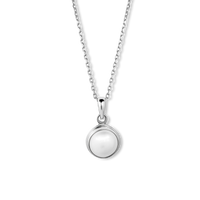 Chunky Pearl Pendant | Silver