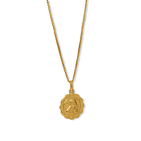 Large Baby Angel Pendant | 10k Gold | 16–22"