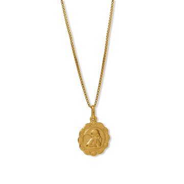 Large Baby Angel Pendant | 10k Gold | 16–22"