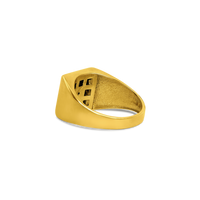 14k yellow gold onyx ring men’s