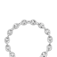 bold silver bracelet unisex