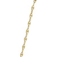 14k solid gold chain, diamond cut chain, 16 inch chain