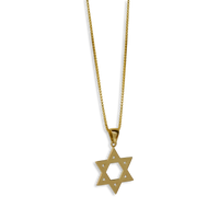 Unisex Star of David Pendant | 10k Gold | 18–26"