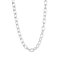 chunky silver chain, chunky silver necklace