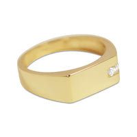 Geo Signet Diamond minsai