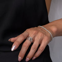 Chunky Boho Ring | 10k Yellow/White/Rose Gold, Silver