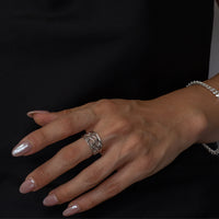 Chunky Boho Ring | 10k Yellow/White/Rose Gold, Silver