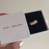 Six Birthstone Ring | 10-14k Yellow/White/Rose Gold