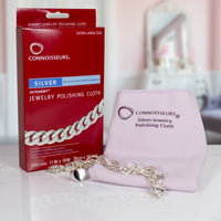 Connoisseurs Jewelry Polishing Cloth | Silver