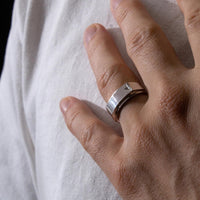 mens white gold wedding band, 18k white gold mens wedding band