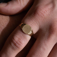 man white gold pinky ring, solid gold man ring, man 14k gold signet, man gold pinky ring 14k