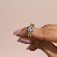 three tier engagement ring