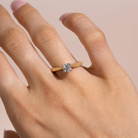 Classic Solitaire Diamond Ring | 0.60 CT | 10k-14k Yellow/White/Rose Gold