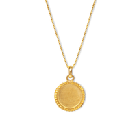 Medallion Pendant | 10k Gold | 16-22"