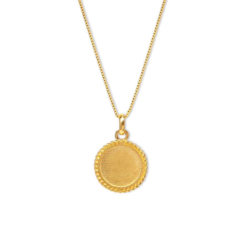 Medallion Pendant | 10k Gold | 16-22"