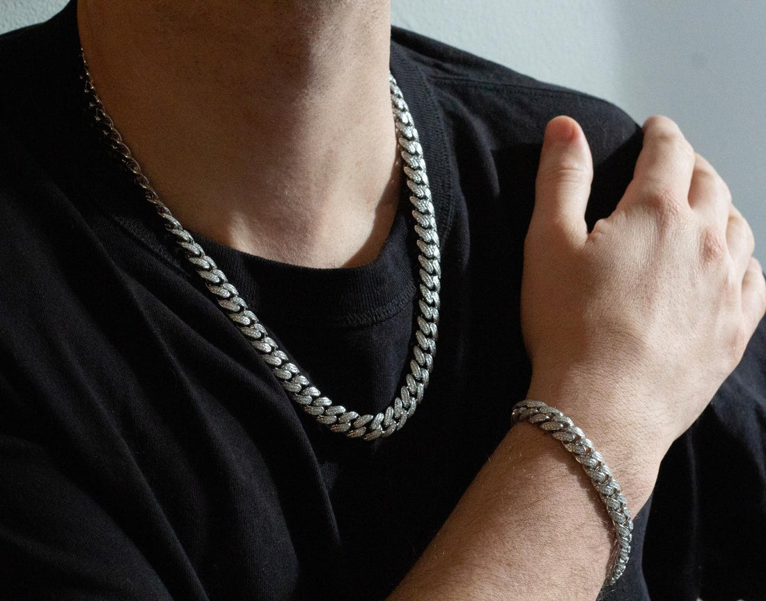  men's silver cuban link chain canada