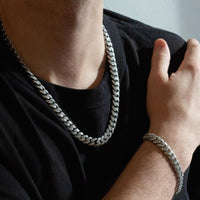  men's silver cuban link chain canada