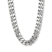 Heavy Cuban Link,  999 silver cuban link chain