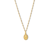 Oval Mary Pendant | 10k Gold | 16–22"