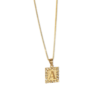 Initial Pendant | 10k Gold | 16–22"