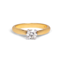 Classic Solitaire Diamond Ring | 0.60 CT | 10k-14k Yellow/White/Rose Gold