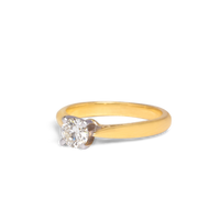 Classic Solitaire Diamond Ring | 0.60 CT | 10k-14k Yellow/White/Rose Gold