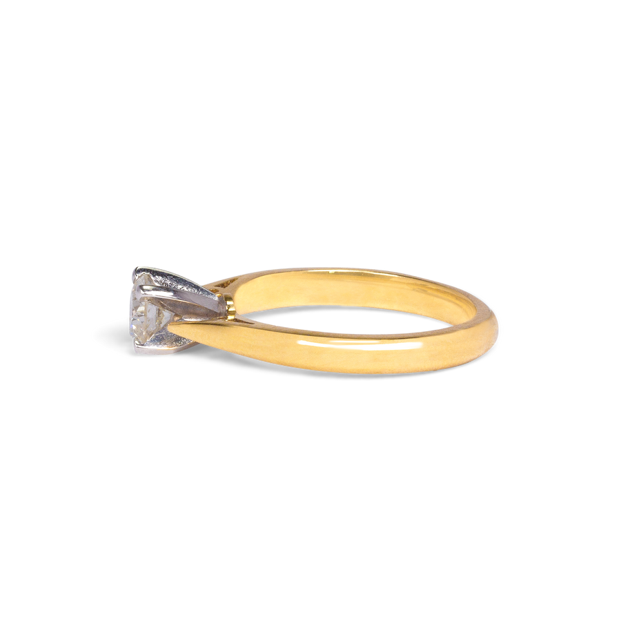 Classic Solitaire Diamond Ring | 0.60 CT | 10k-14k Yellow/White/Rose Gold