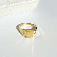 10k signet ring, gold signet ring woman buy toronto