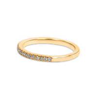 micro pave wedding band