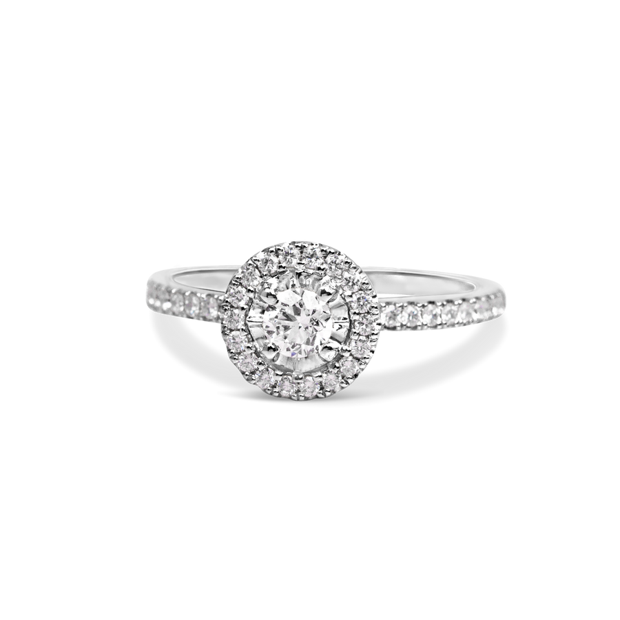 gold diamond engagement ring, halo engagement rings canada 