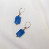 silver lapis dangle earrings canada, dangling lapis earrings toronto