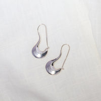 abstract silver dangling earrings canada, abstract silver earrings toronto