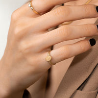 Heirloom CZ Ring | 10k Gold