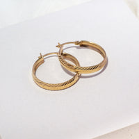hammered gold hoop earrings, small gold hoops, minimal gold hoop earrings