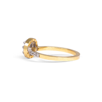 Round Halo Engagement Ring | 0.45 CT | 14k Yellow/White/Rose Gold