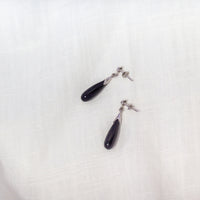 sterling silver dangling earring canada, onyx silver dangling earrings canada, onyx silver earrings toronto