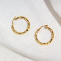 diamond cut gold hoop earrings, hammered gold hoop earrings, large hammered hoop earrings