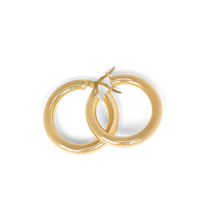 mini chunky gold hoops