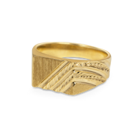signet ring man gold canad, man solid gold signet ring toronto, man solid gold pinky ring canada