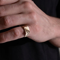 mens 14k gold ring