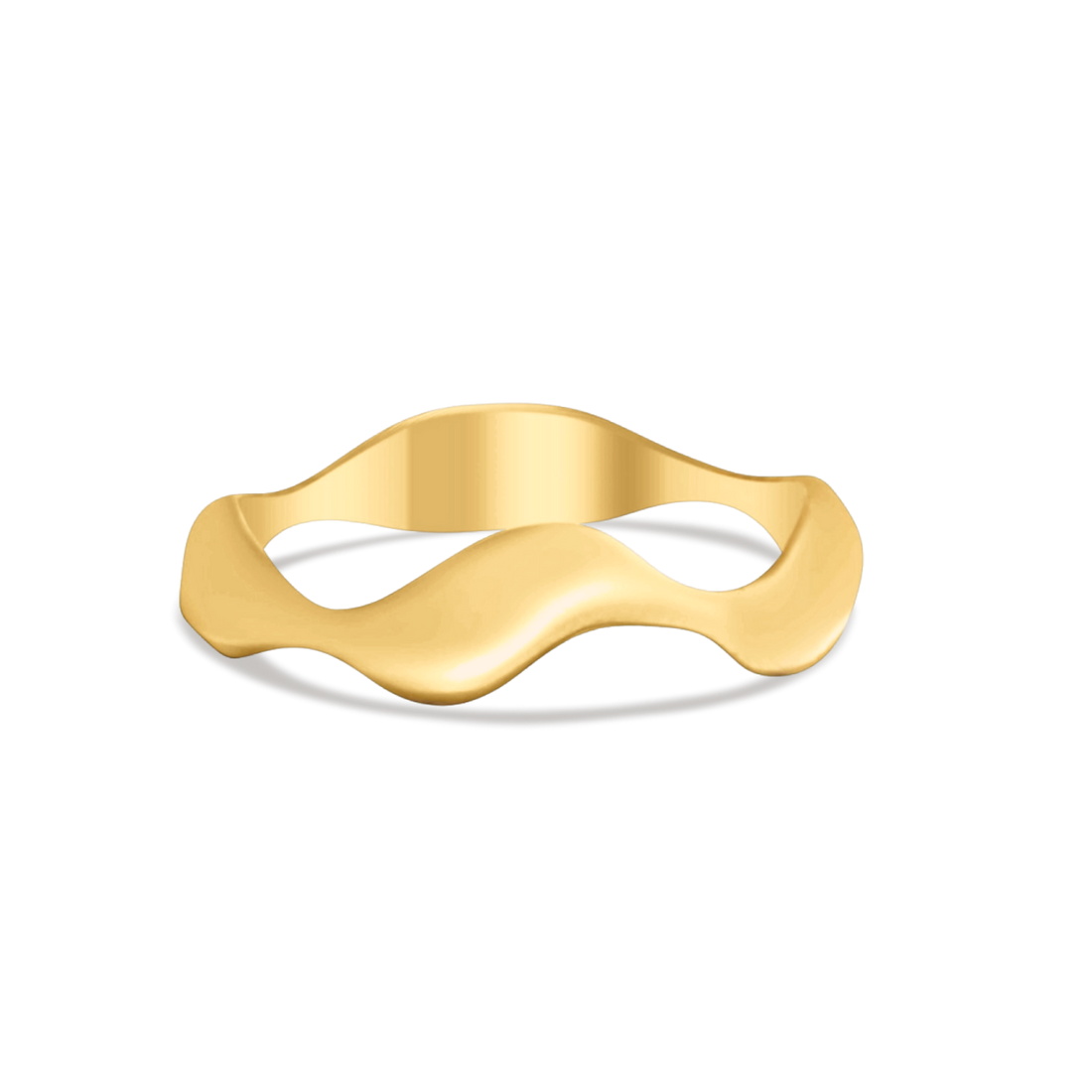wavy gold ring toronto, 10k wavy ring canada, gold ring 10k, 10k gold ring woman