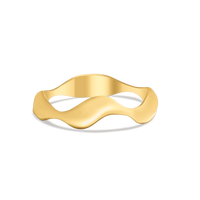 wavy gold ring toronto, 10k wavy ring canada, gold ring 10k, 10k gold ring woman