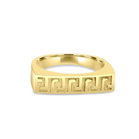 gold greek key ring, solid gold greek ring, solid gold versace ring buy online, rose gold versace ring, white gold greek key ring