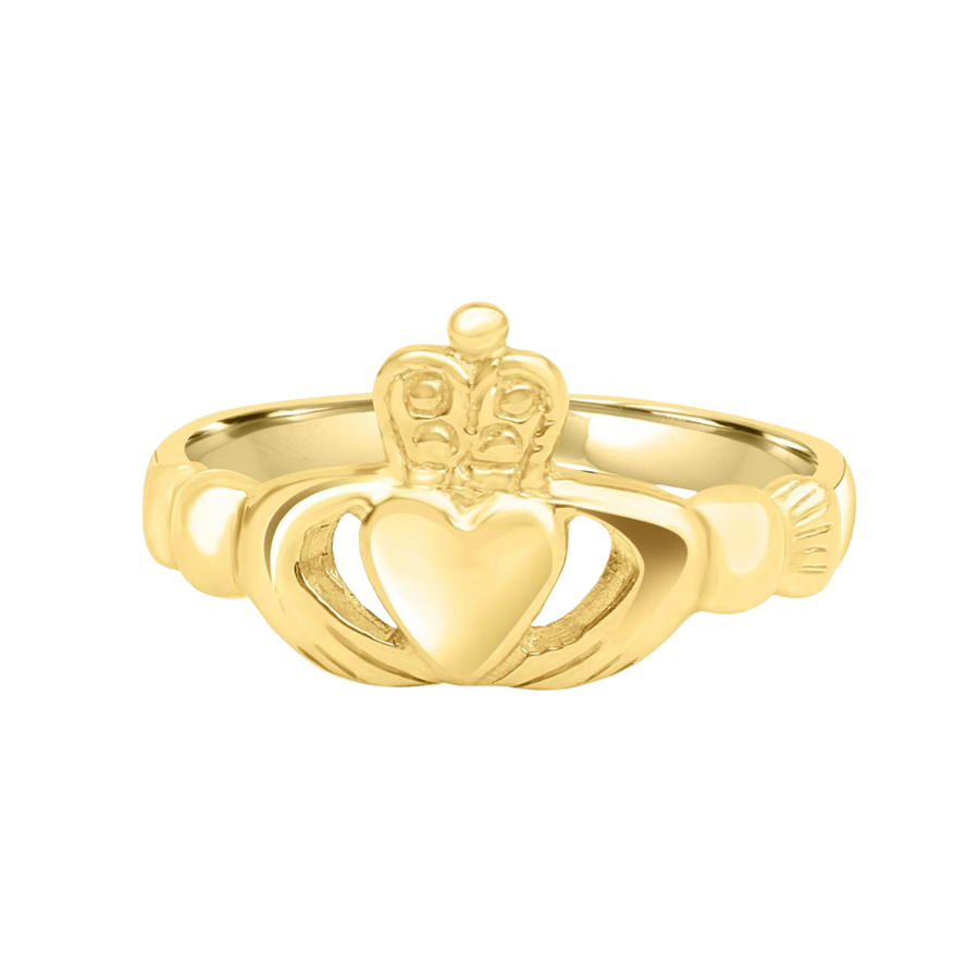 gold claddagh ring toronto, rose gold claddagh ring, chunky claddagh ring toronto
